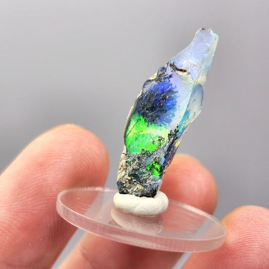 AAA Dendritic Rainbow Opal 1.1g, Ethiopian Opal Gemstone