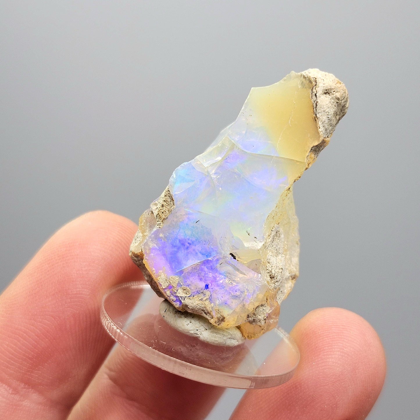 AAA Rainbow Opal 7.8g, Ethiopian Opal Gemstone