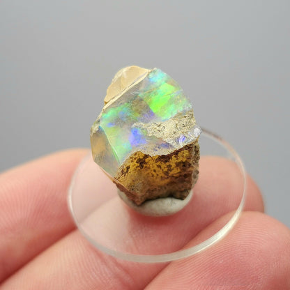 AAA Rainbow Opal 2.2g, Ethiopian Opal Gemstone