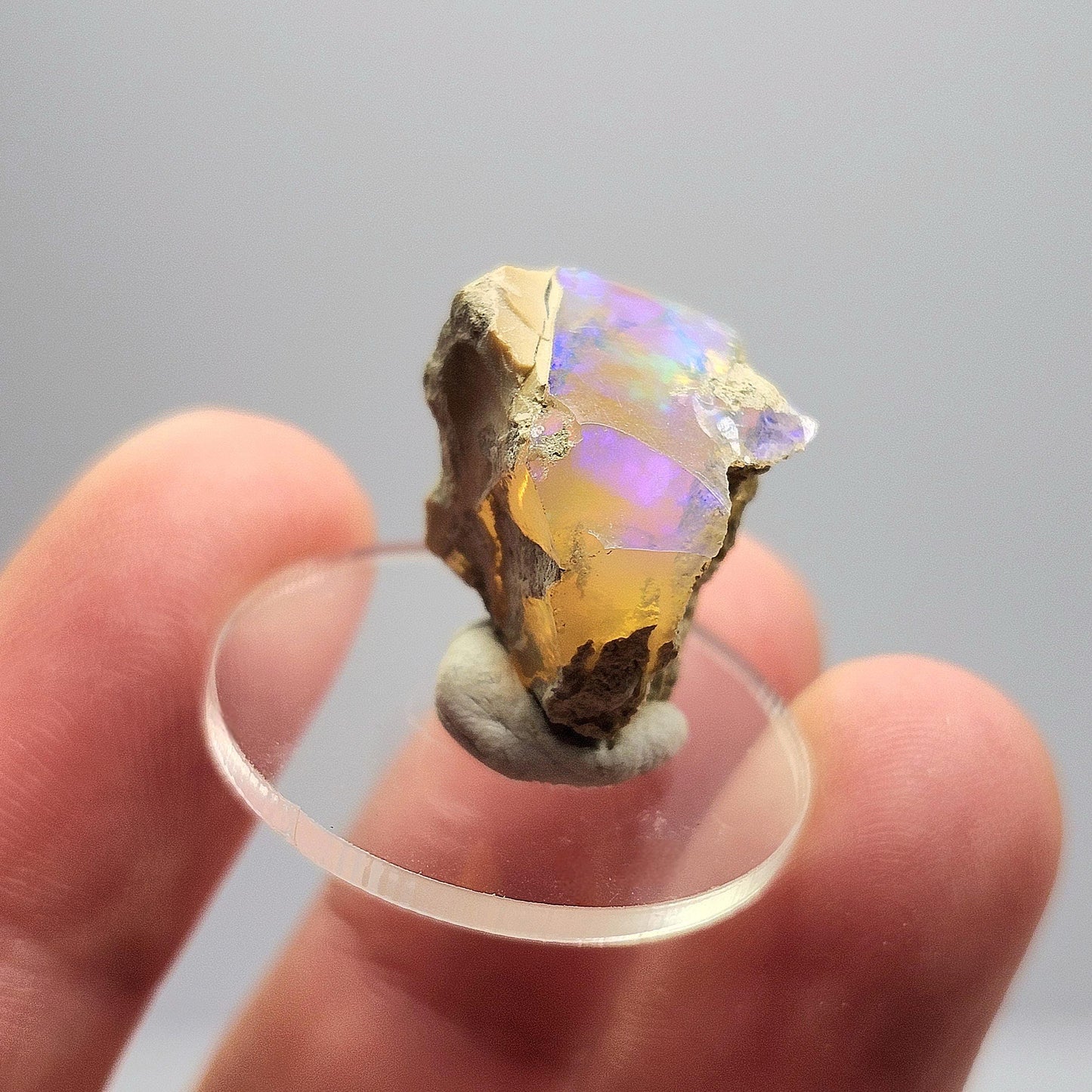 AAA Rainbow Opal 2.2g, Ethiopian Opal Gemstone
