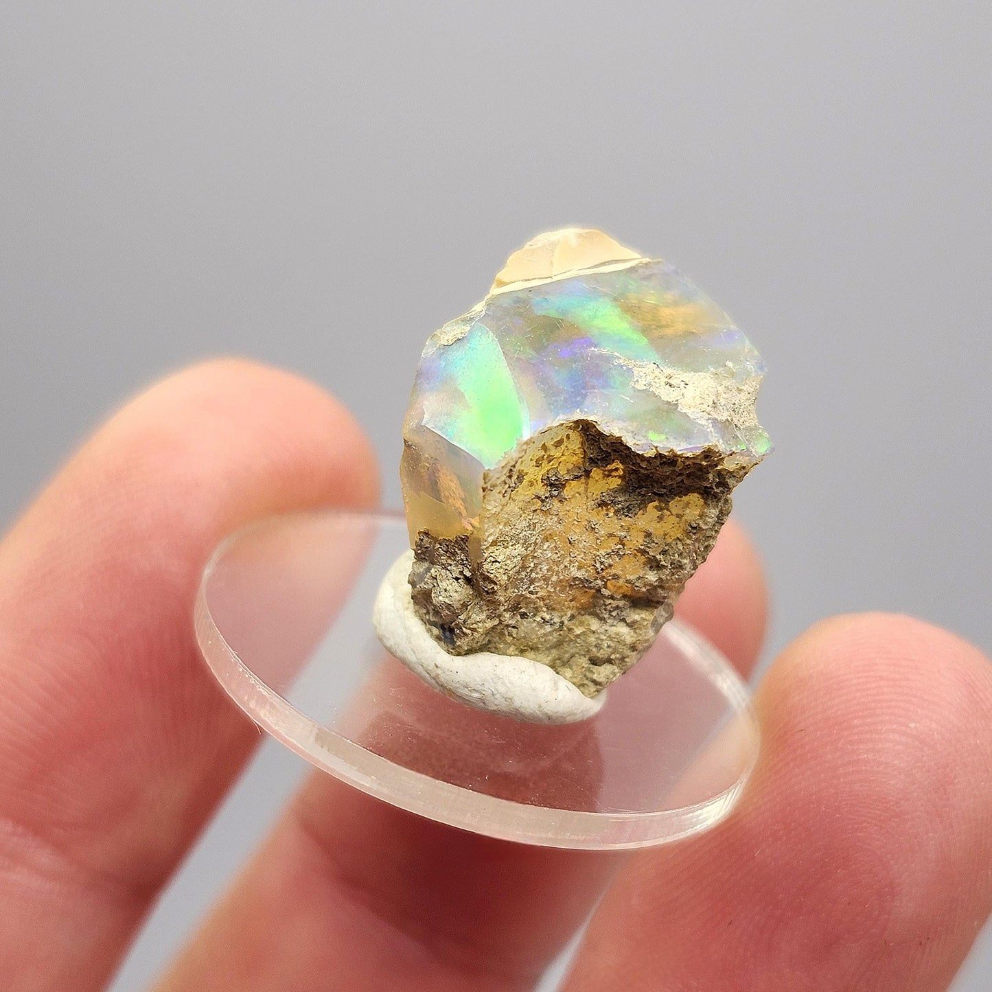 AAA Rainbow Opal 2.2g, Ethiopian Opal Gemstone