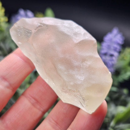 Libyan Desert Glass Specimen 57g, Raw Libyan Gold Tektite