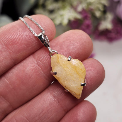 Golden Phenacite Pendant, Sterling Silver Phenakite Necklace, Phenacite Necklace