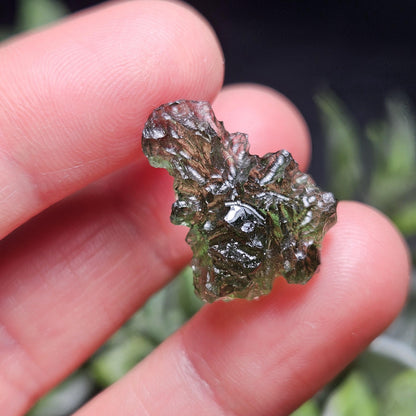 Genuine Moldavite Specimen 2.1g, Raw Genuine Moldavite