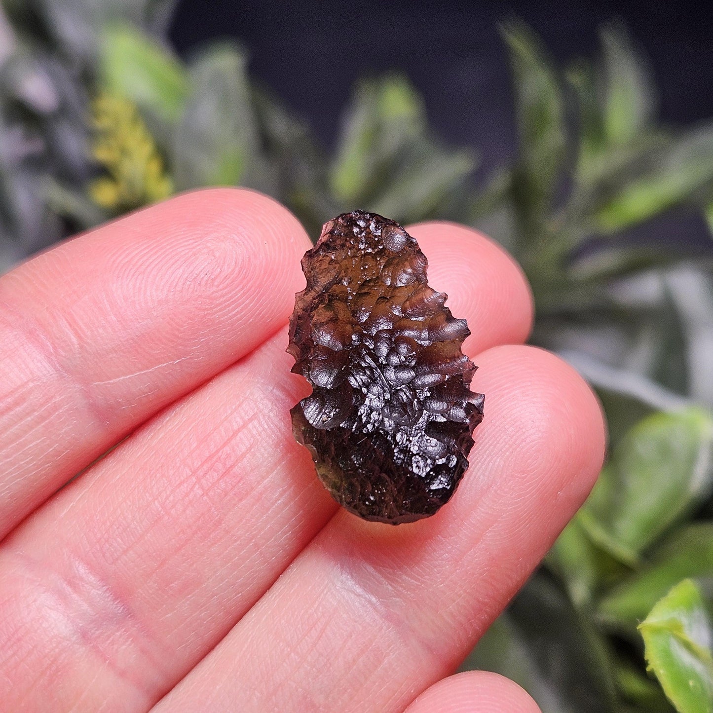 Genuine Moldavite Specimen 2.6g, Raw Genuine Moldavite