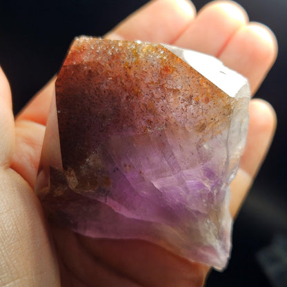 Red Capped Thunder Bay Amethyst from Canada, 128g