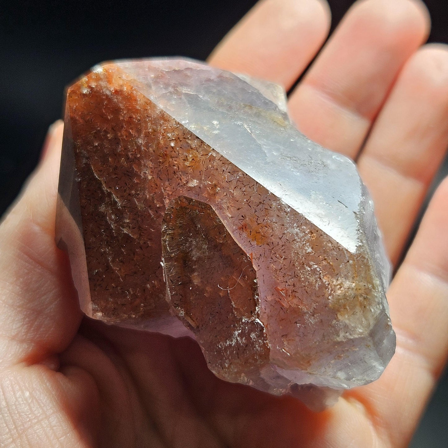 Red Capped Thunder Bay Amethyst from Canada, 160g