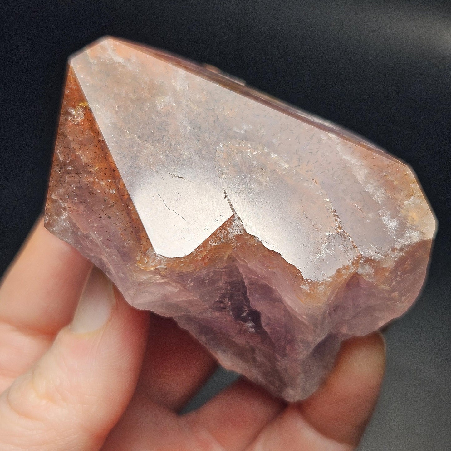 Red Capped Thunder Bay Amethyst from Canada, 160g