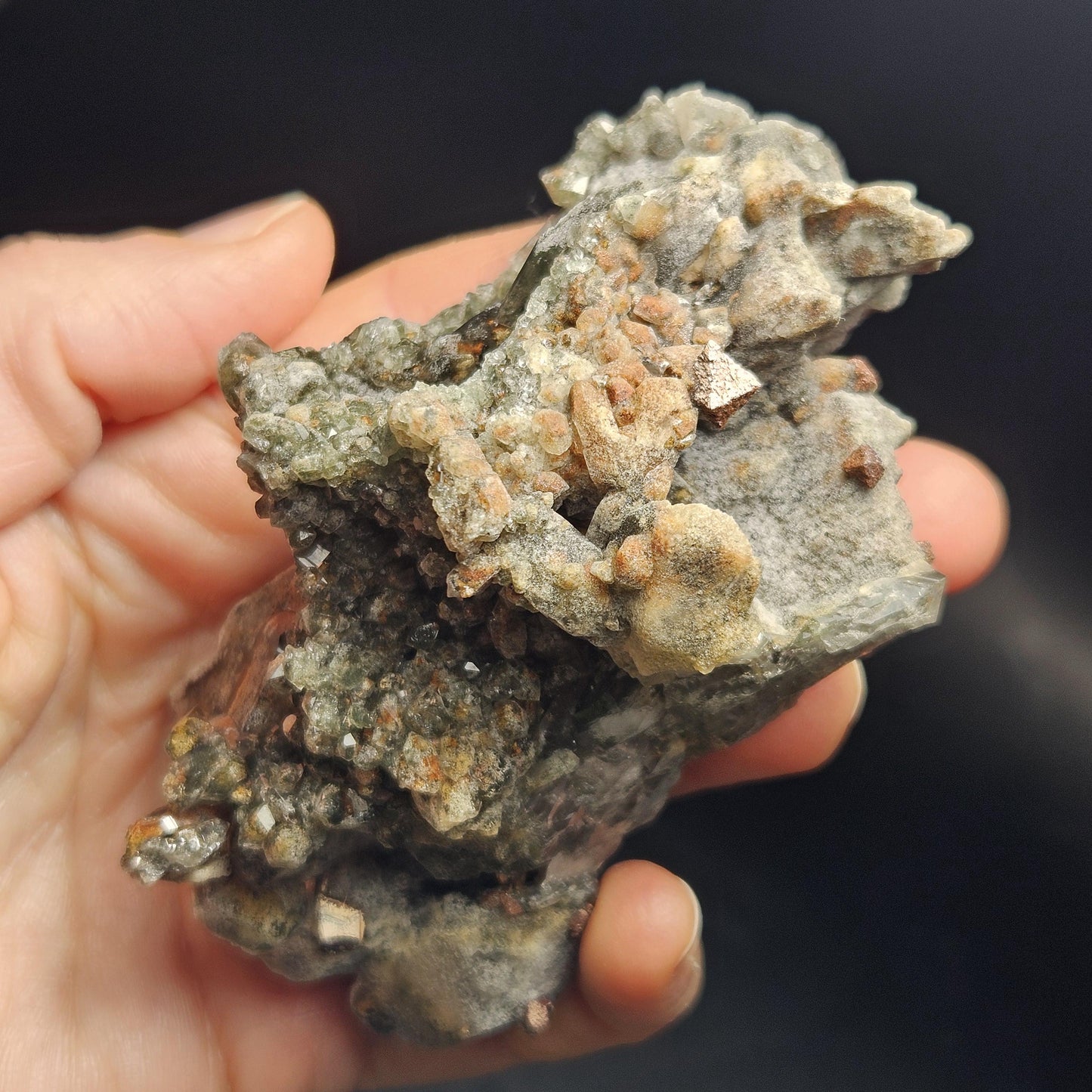 Garden Quartz Crystal 196g, Brazilian Quartz Specimen