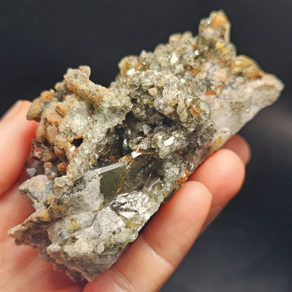 Garden Quartz Crystal 196g, Brazilian Quartz Specimen