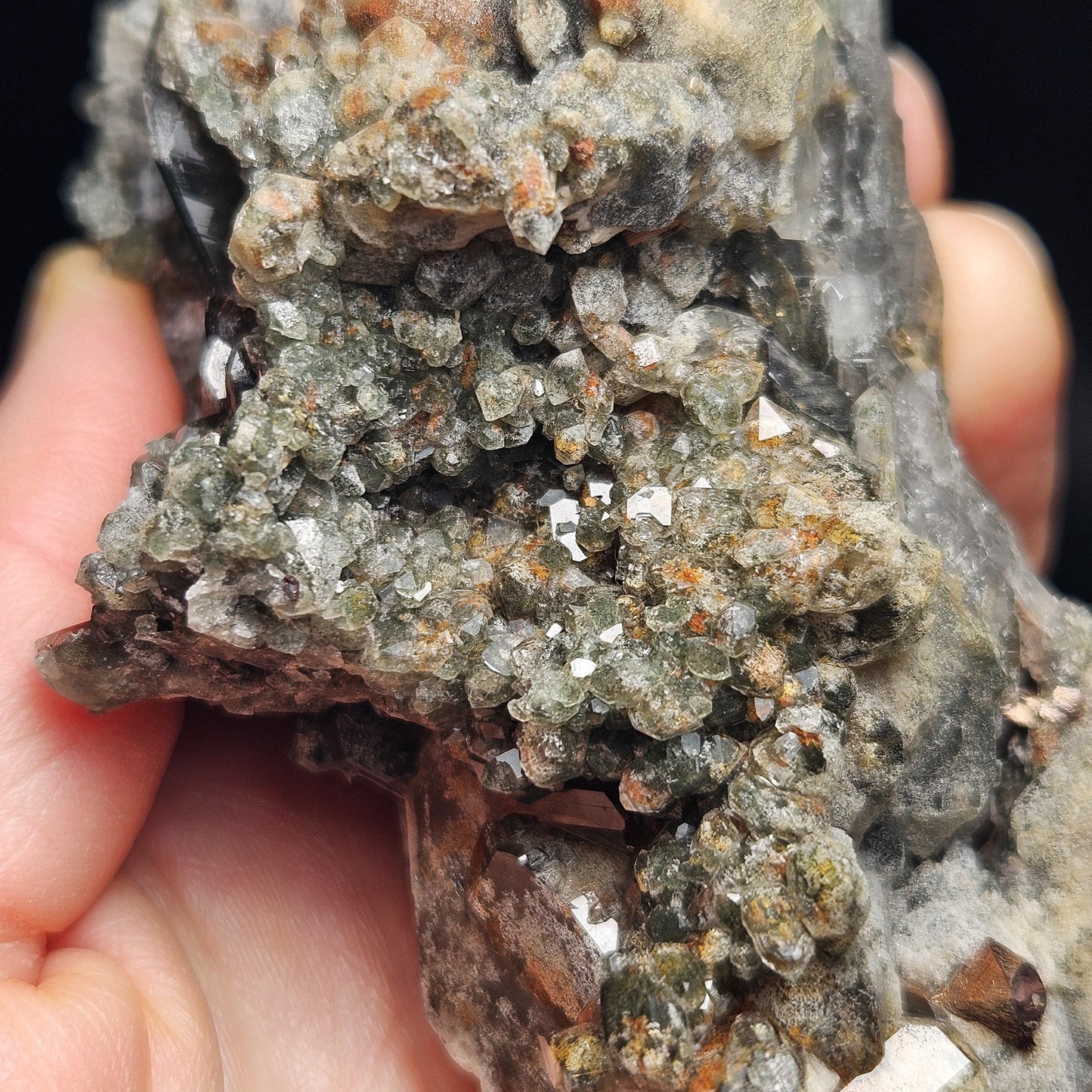 Garden Quartz Crystal 196g, Brazilian Quartz Specimen