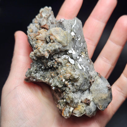 Garden Quartz Crystal 196g, Brazilian Quartz Specimen