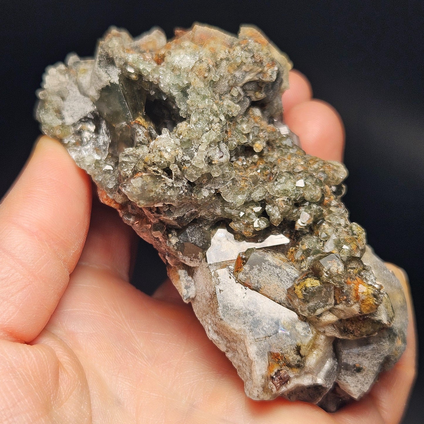 Garden Quartz Crystal 196g, Brazilian Quartz Specimen