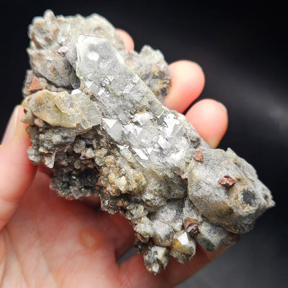 Garden Quartz Crystal 196g, Brazilian Quartz Specimen