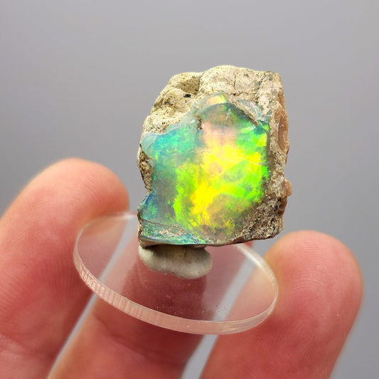 AAA Rainbow Opal 4.6g, Ethiopian Opal Gemstone