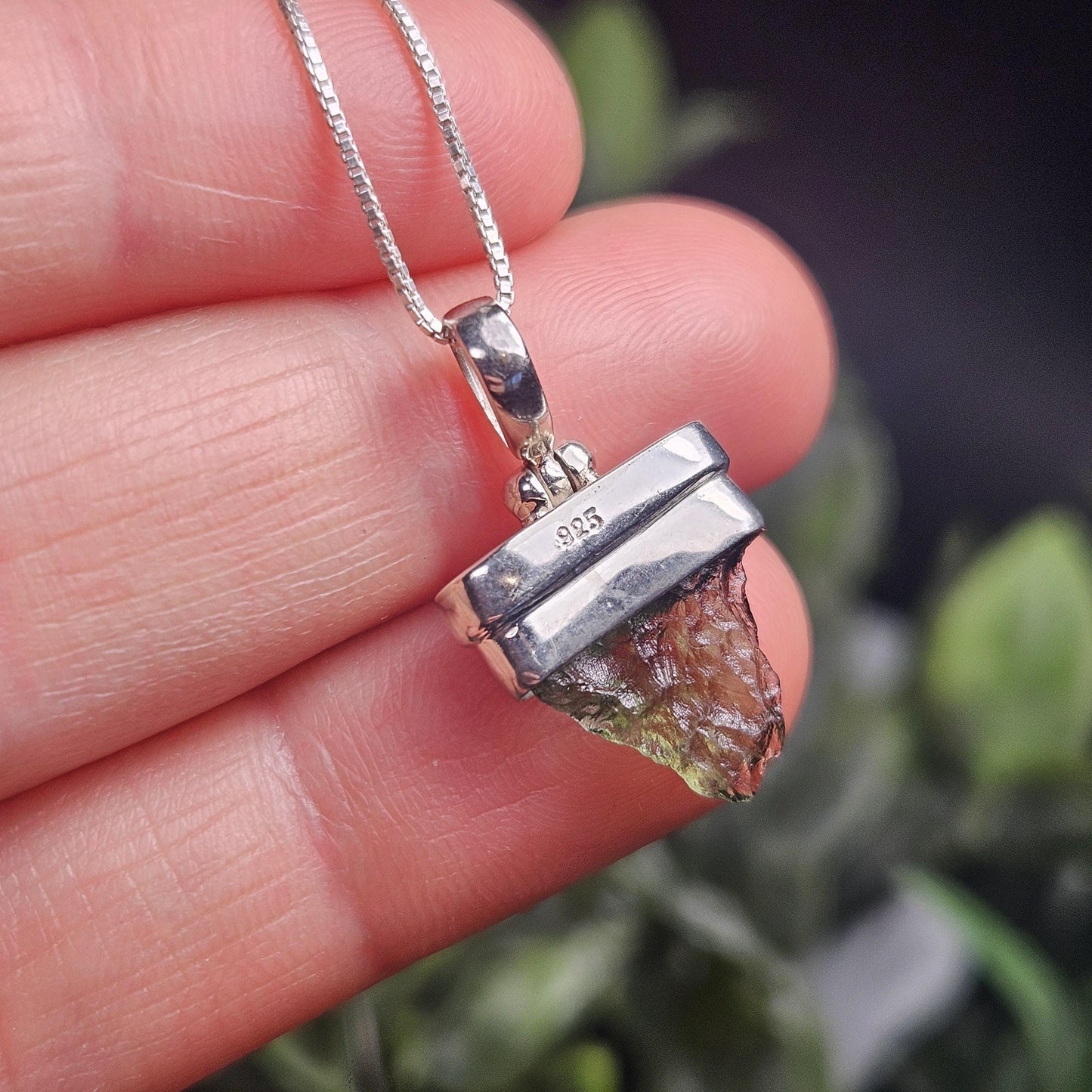 Moldavite Pendant