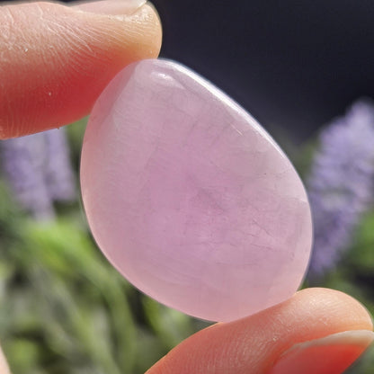 Purple Kunzite Tumbled Crystal, Kunzite Specimen