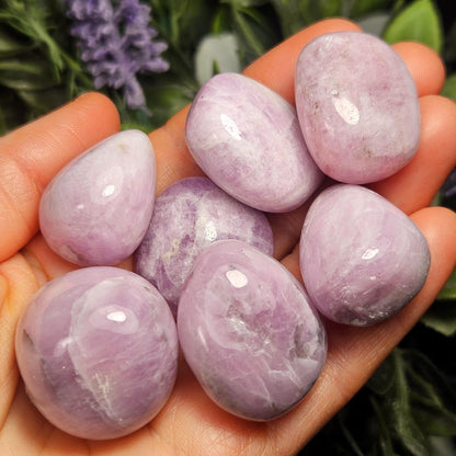 Purple Kunzite Polished Specimen 15g+, Tumbled Kunzite Crystal