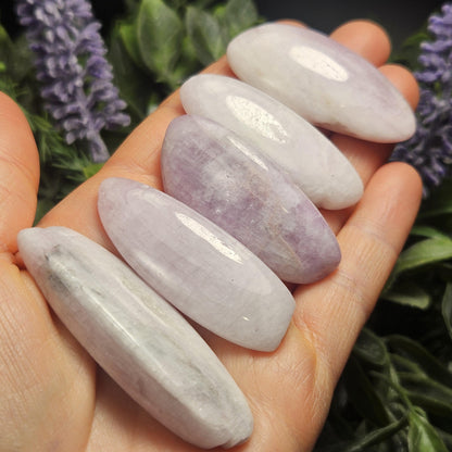 Kunzite Purple Crystal Wand, 1.75"+ Tumbled Kunzite Specimen