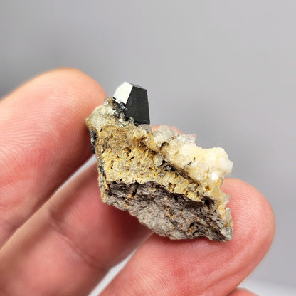 Blue Anatase & Quartz Cluster 4.6g, RARE Crystal Specimen