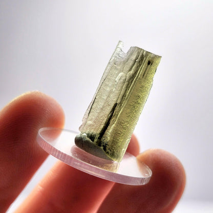 Genuine Moldavite Specimen 1.2g, Authentic Raw Moldavite Crystal