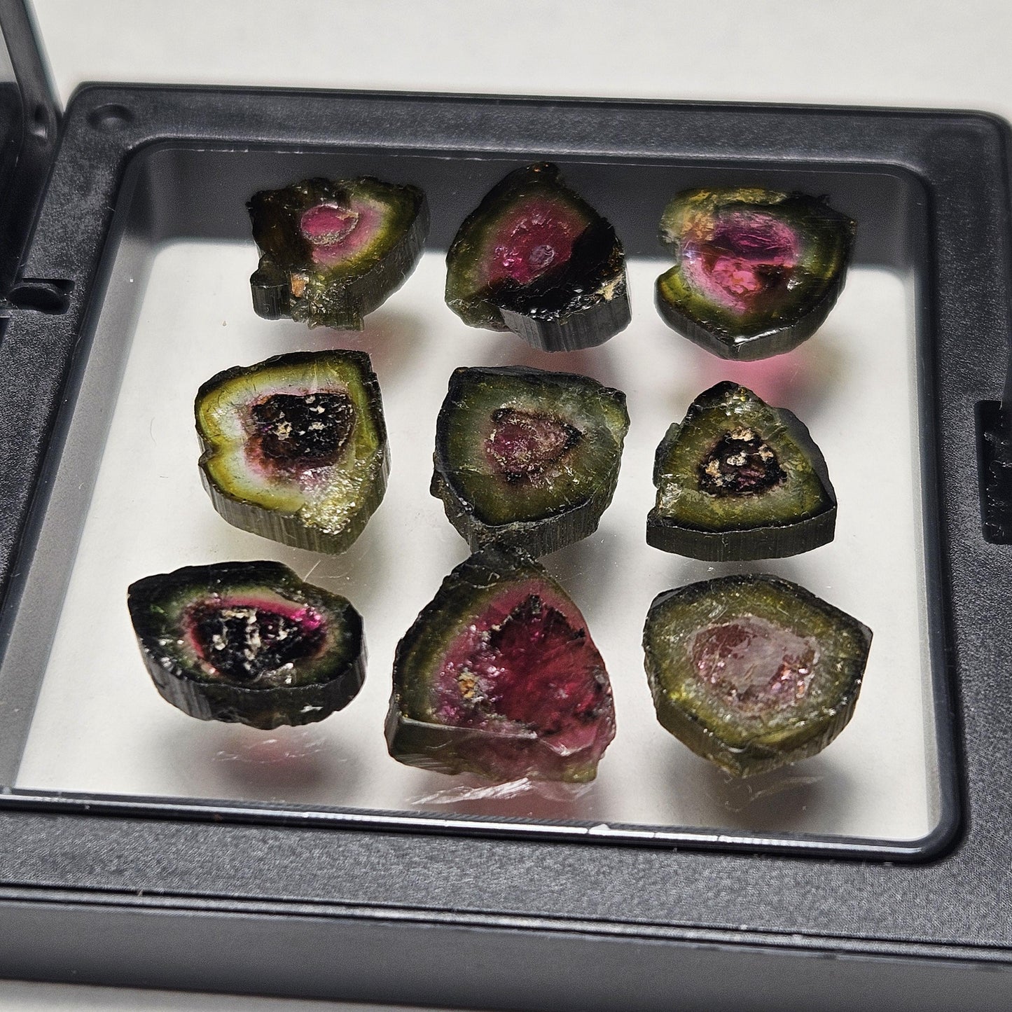 Watermelon Tourmaline Slice 10