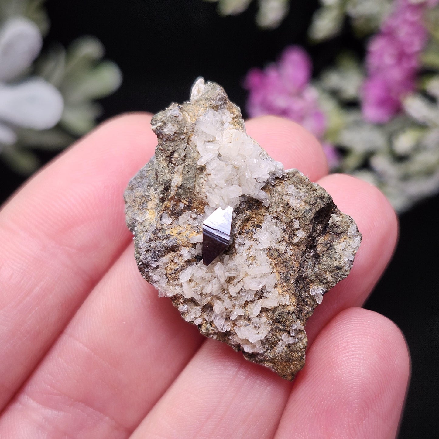 Anatase Quartz Crystal, Cluster Specimen