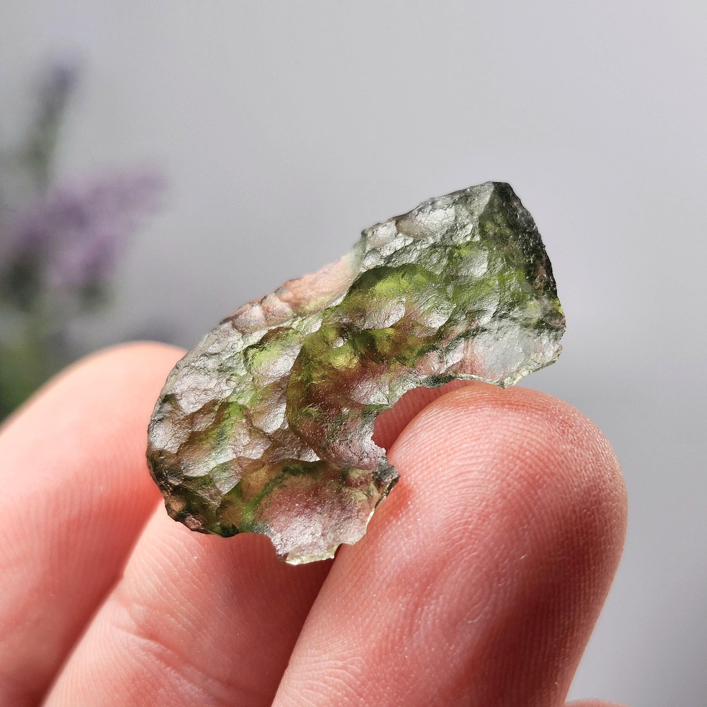 Vrábče Moldavite Specimen 1.6g, Authentic Tektite