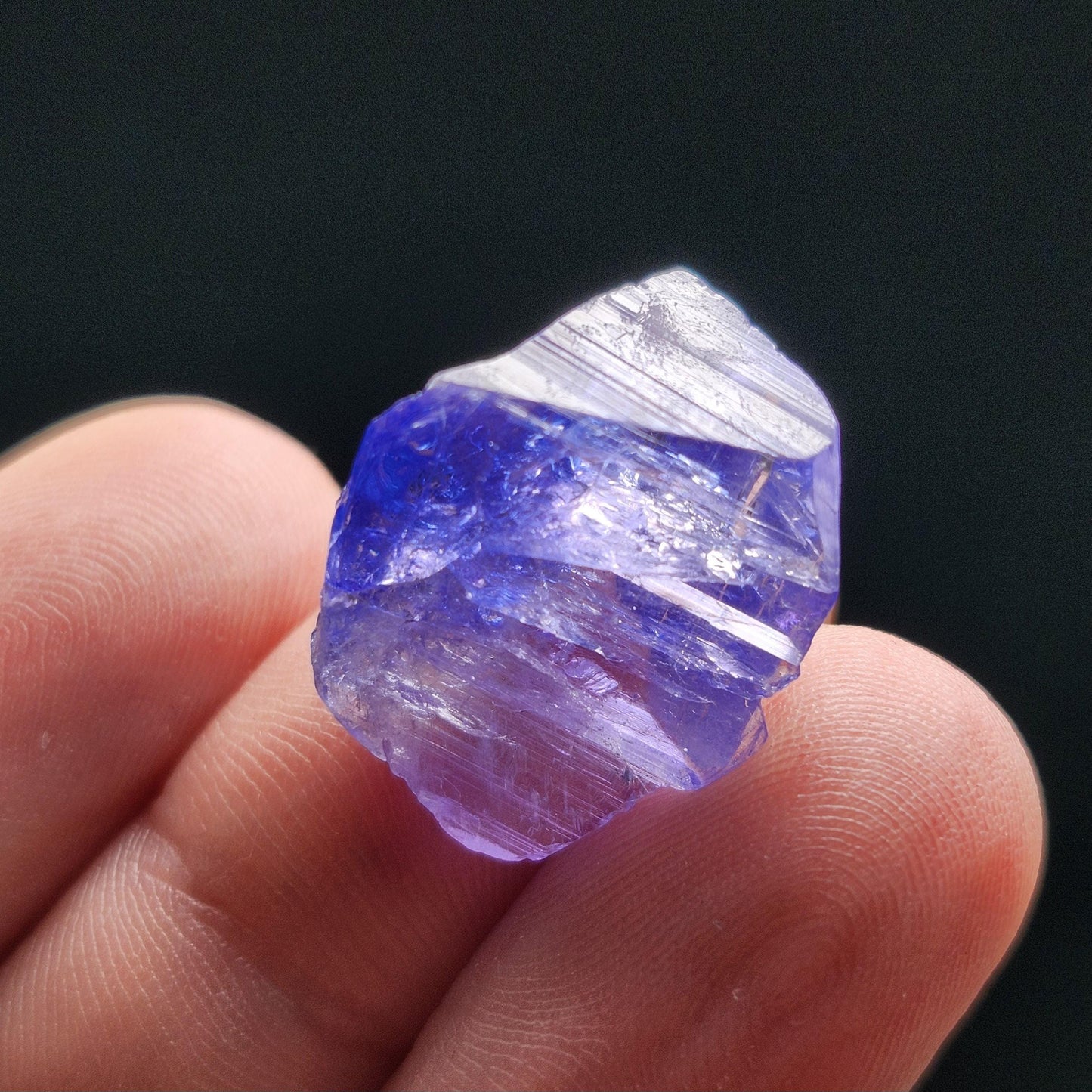 Terminated Tanzanite Crystal 4g, Raw Gemstone