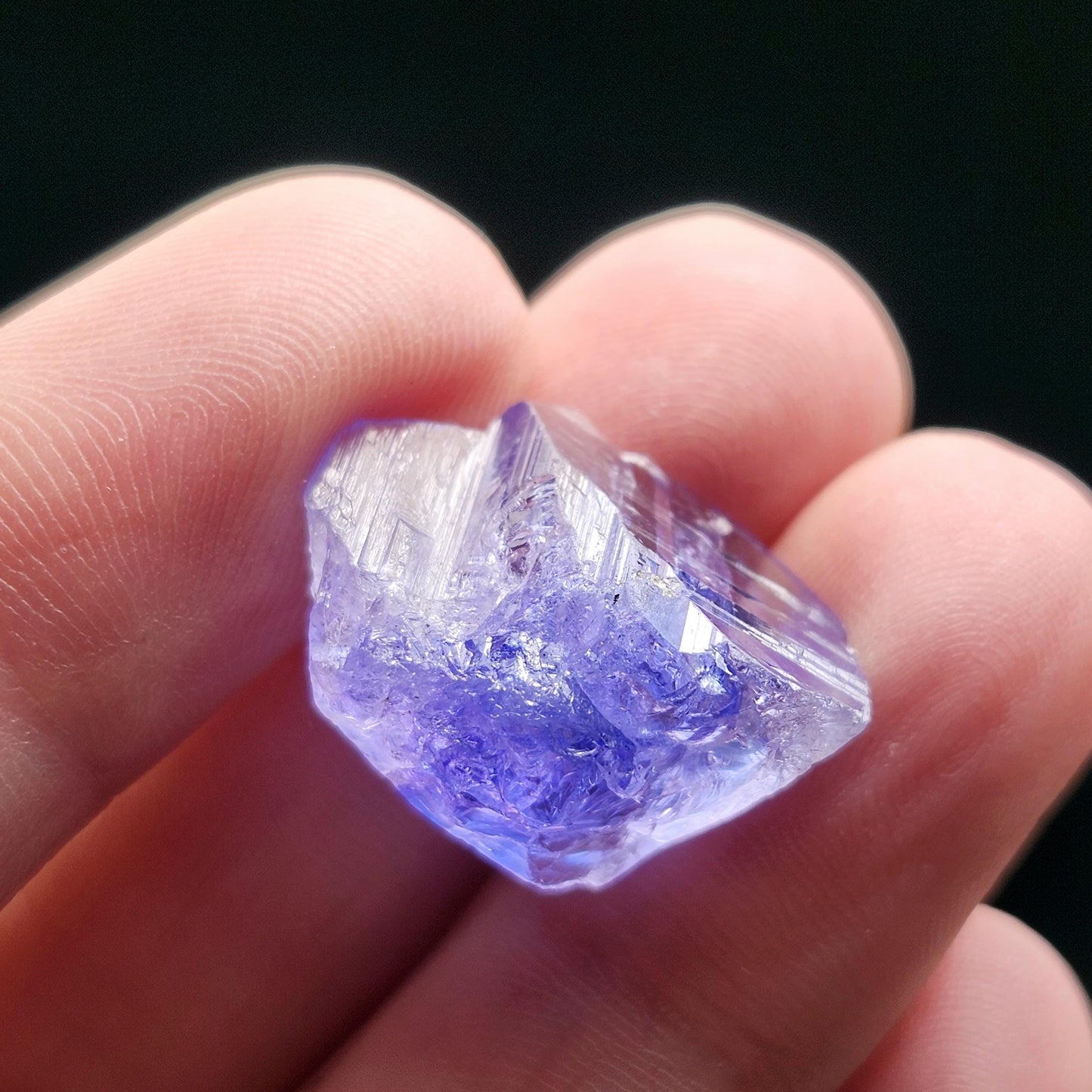 Terminated Tanzanite Crystal 4g, Raw Gemstone