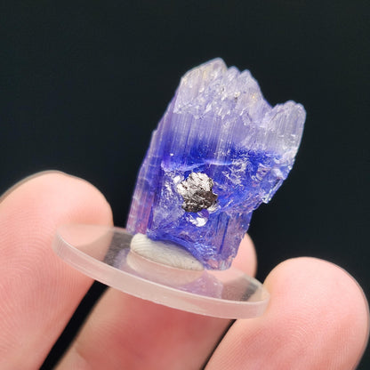 Terminated Tanzanite Crystal 5.8g, Raw Bicolor Tanzanite Specimen