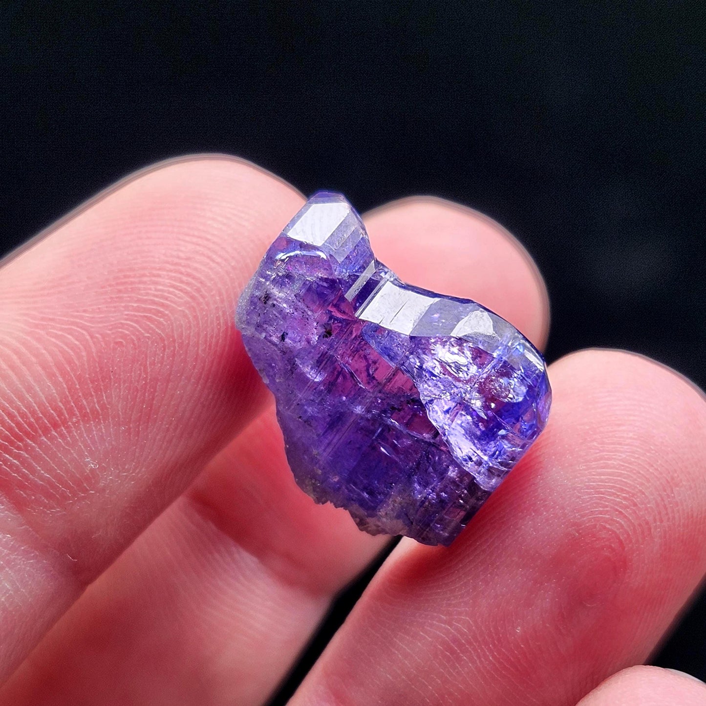 Terminated Tanzanite Crystal 3g, Raw Gemstone