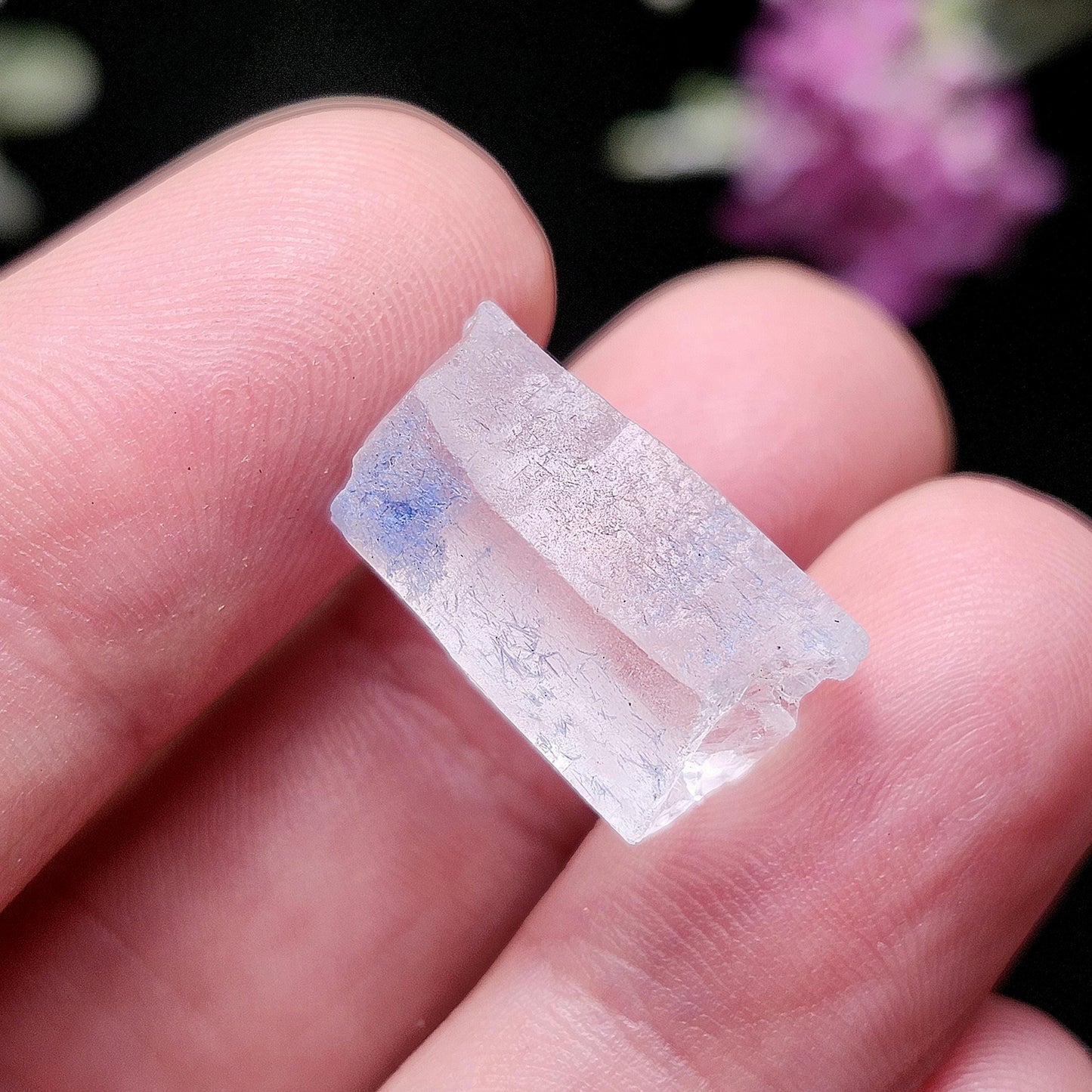 Raw Dumortierite in Quartz, Fibrous Dumortierite Specimen