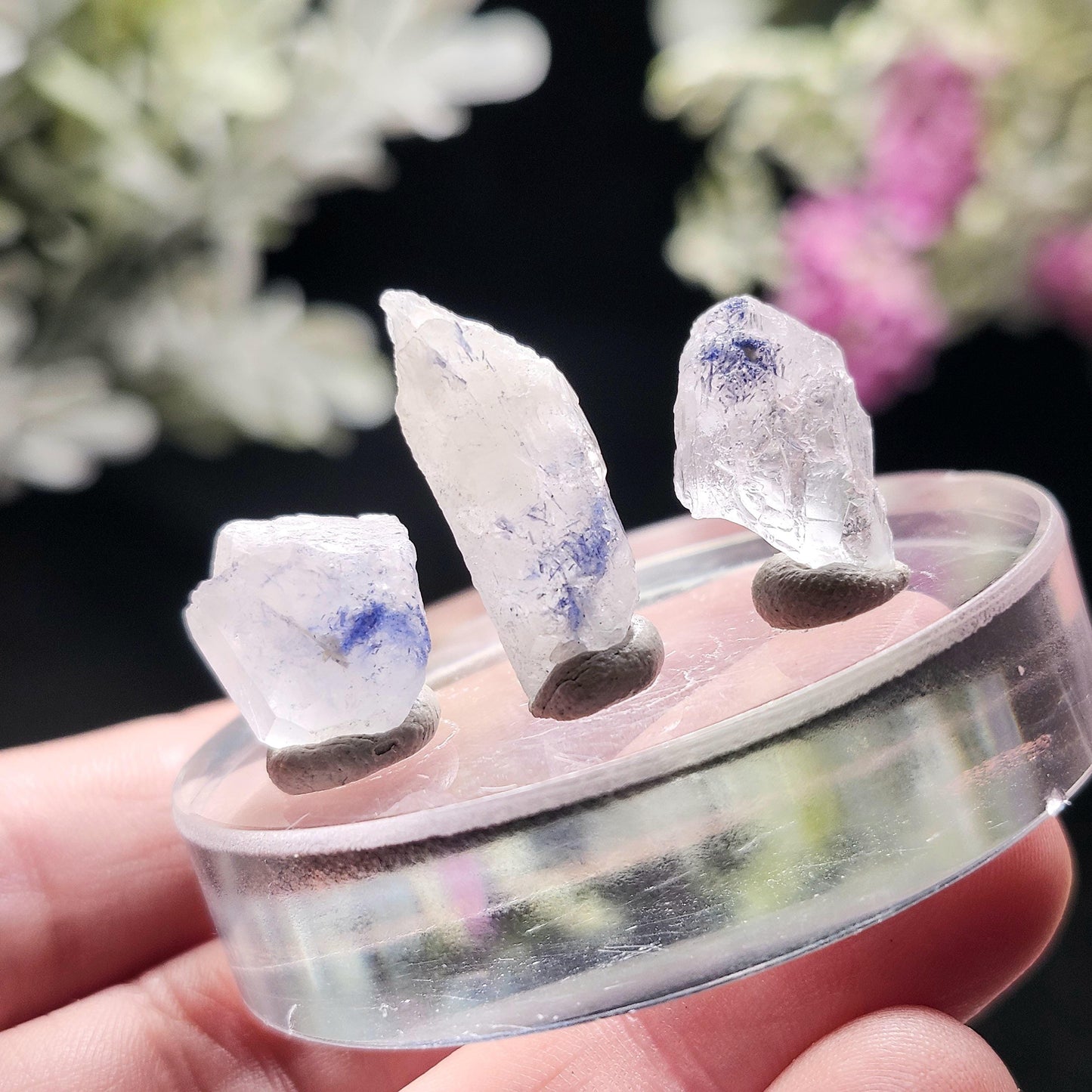 Raw Dumortierite in Quartz, Fibrous Dumortierite Specimen
