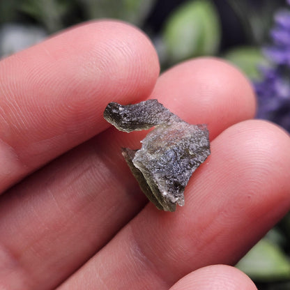 Moldavite Angel Chiming Tektite .94g, Genuine Moldavite