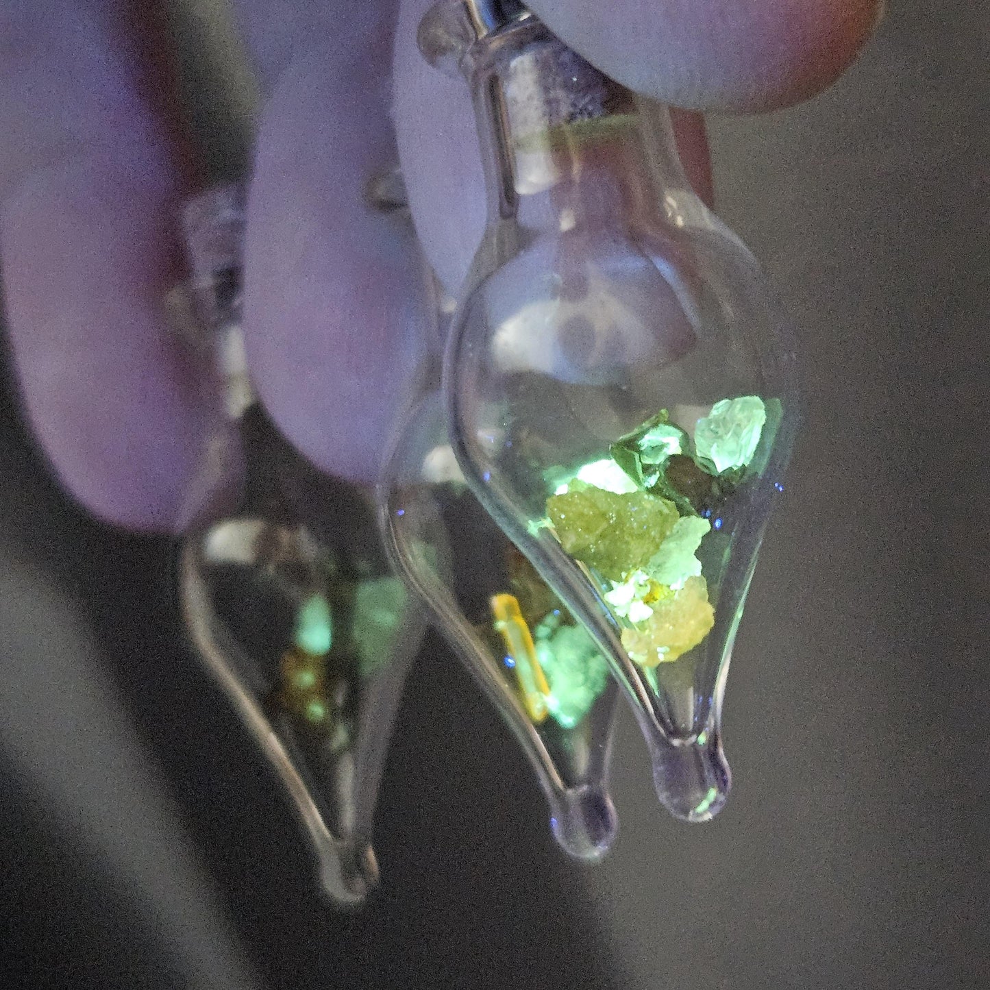 Zincite Crystal Specimen Jar