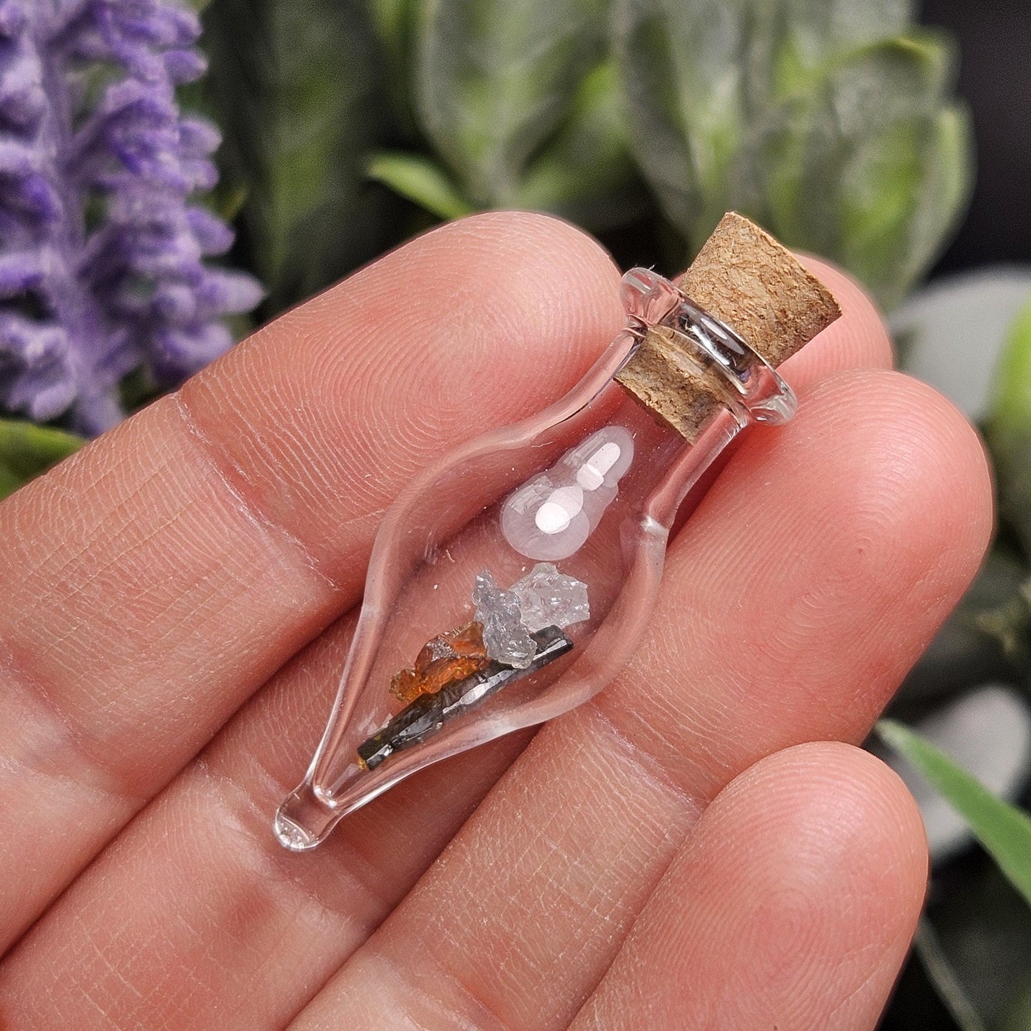 Zincite Crystal Specimen Jar