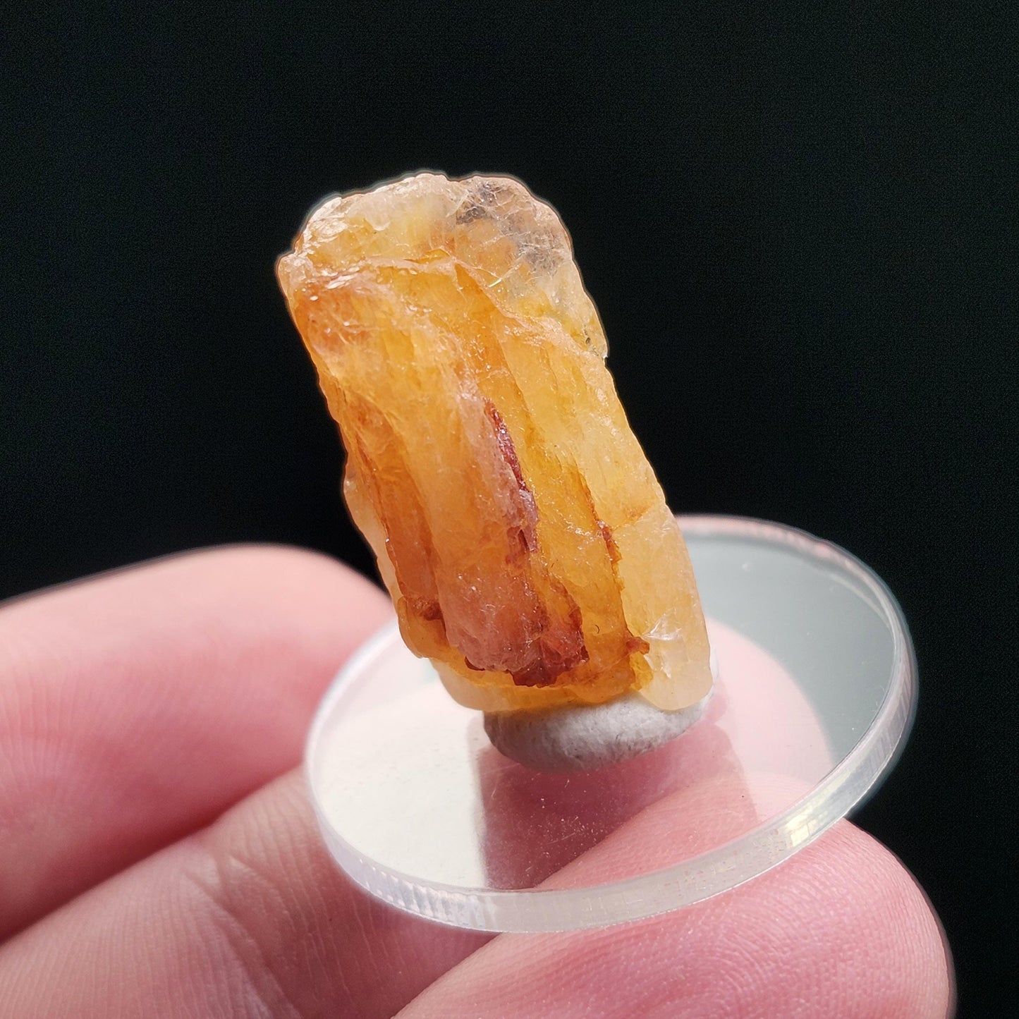 Golden Phenacite Crystal 4g, Nigerian Phenakite Specimen