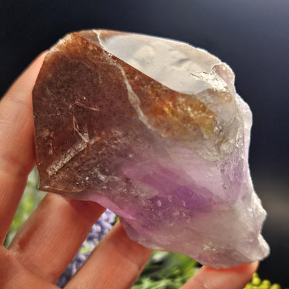 Red Capped Thunder Bay Amethyst from Canada, 199g