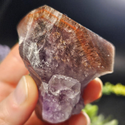 Red Capped Thunder Bay Amethyst from Canada, 199g