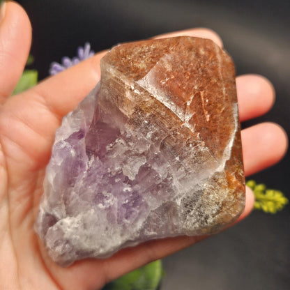 Red Capped Thunder Bay Amethyst from Canada, 199g