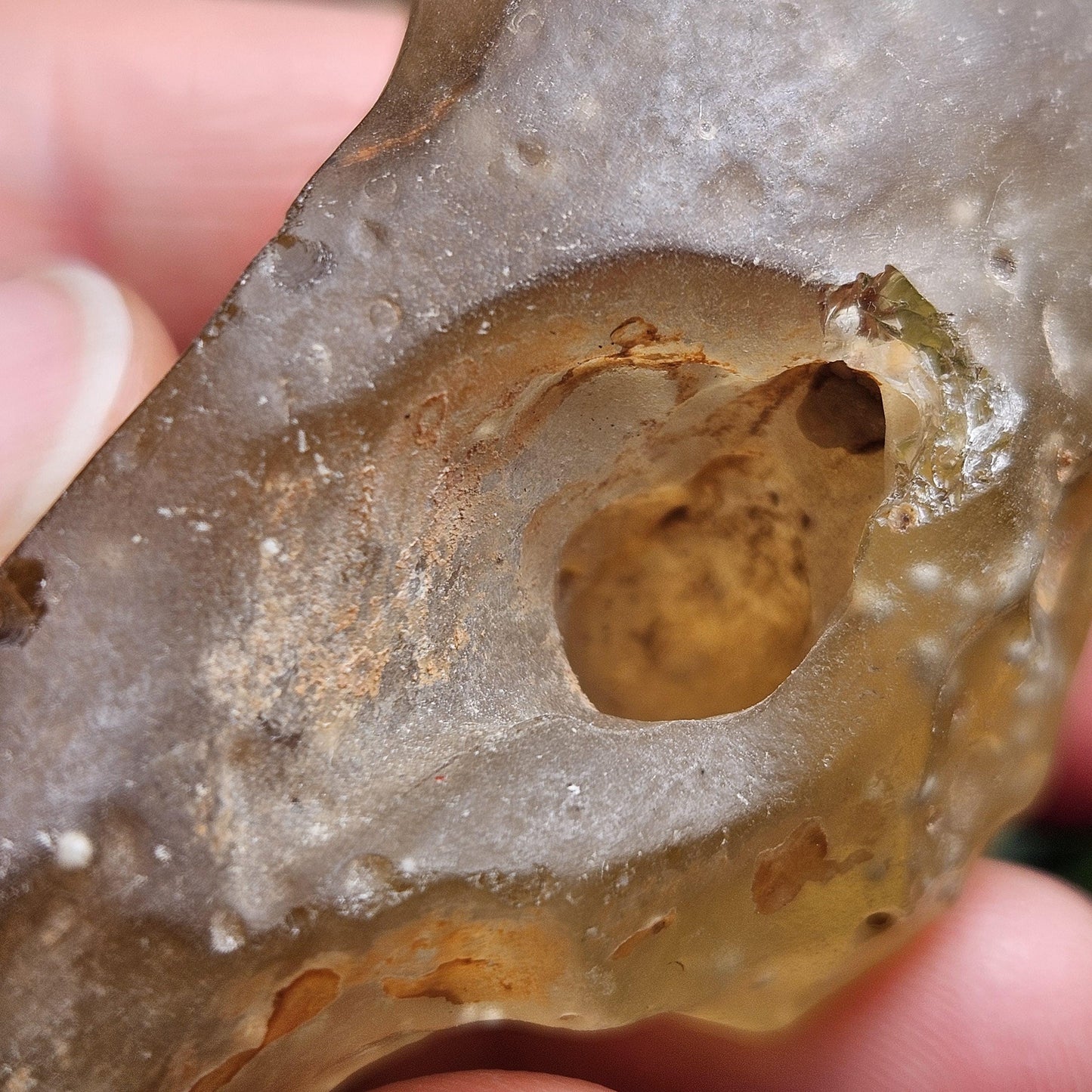 Libyan Desert Glass Specimen 81g, Raw Libyan Gold Tektite Crystal