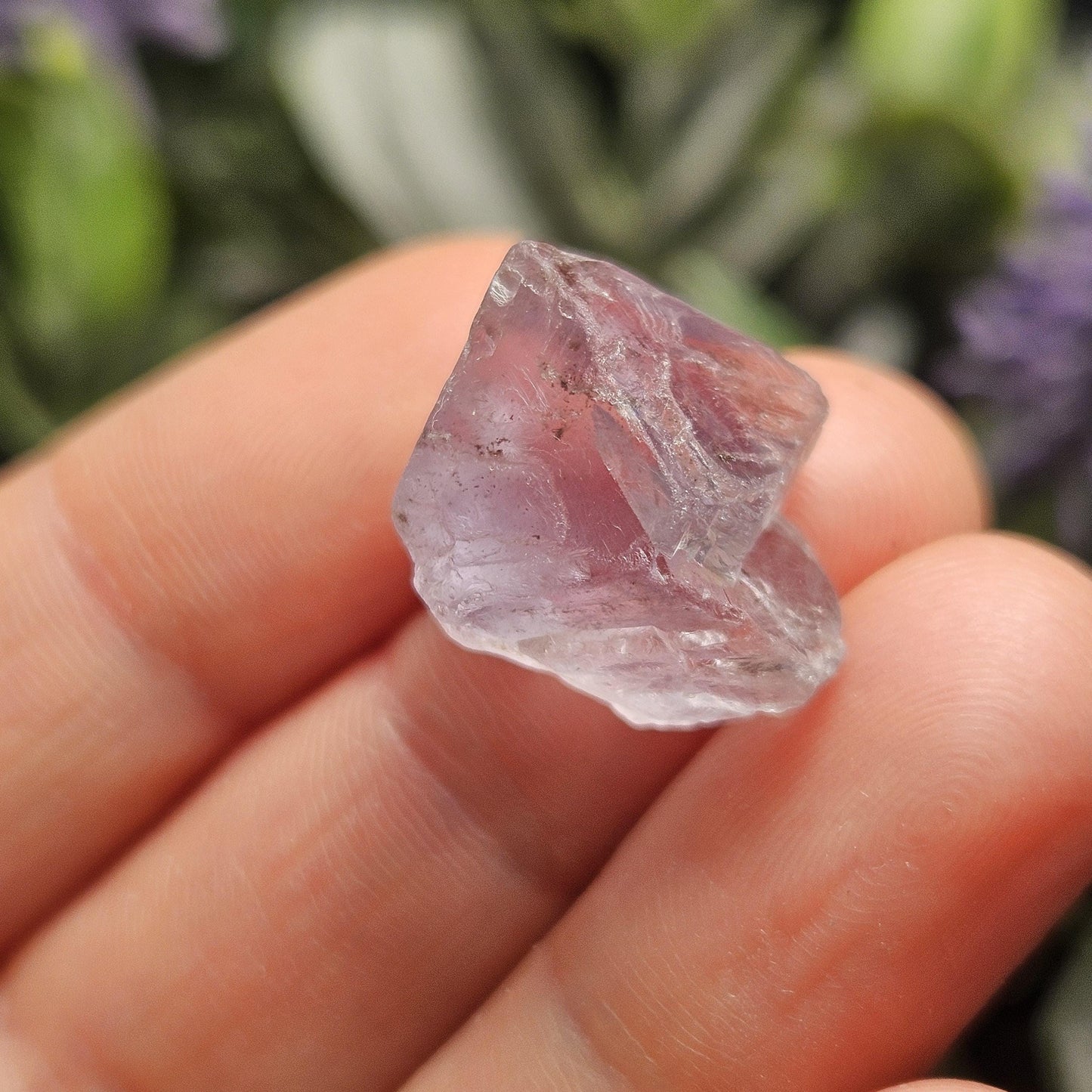 Himalayan Purple Fluorite Crystal, Raw Blue Purple Fluorite Specimen