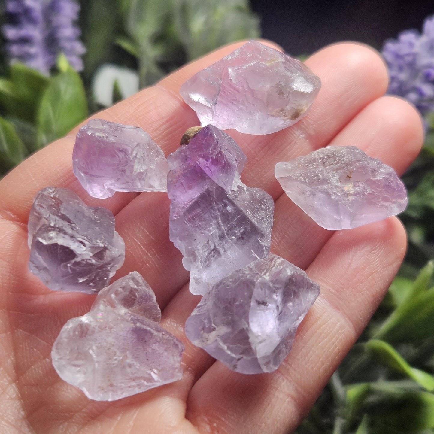 Himalayan Purple Fluorite Crystal, Raw Blue Purple Fluorite Specimen