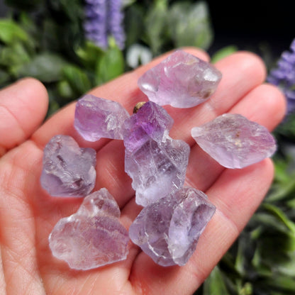 Himalayan Purple Fluorite Crystal, Raw Blue Purple Fluorite Specimen