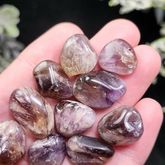 Tumbled Smoky Ametrine, Brazilian Crystal