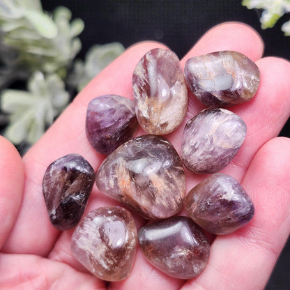 Tumbled Smoky Ametrine, Brazilian Crystal
