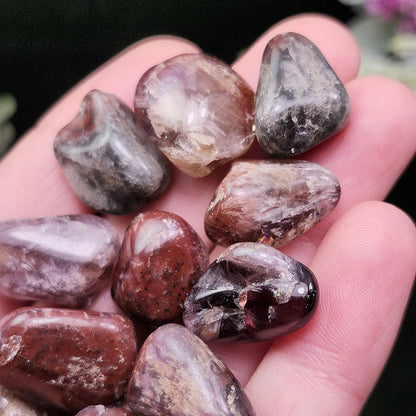 Lepidocrocite Quartz, Tumbled Stone from Brazil