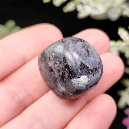 Polished Larvikite Stone, Monzonite Gemstone