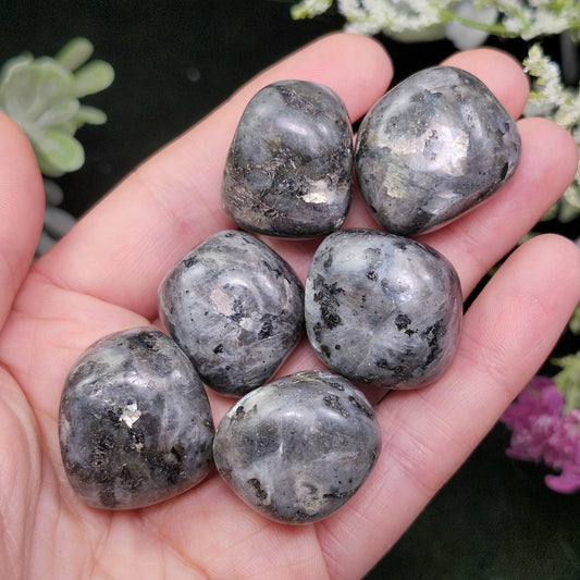 Polished Larvikite Stone, Monzonite Gemstone